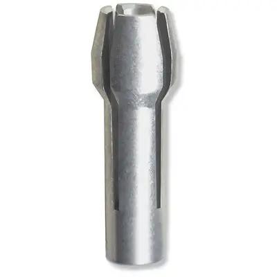Close-up of a single 1/8 inch collet from the Five Pack One Eighth Inch Collet For Rotary Tools Replacement Set for precise smoothing.