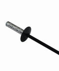 Hella Tough Specialty Rivets 15 Pack Tight Fit Multi Purpose Automotive Body Panel Clips And Trim Fasteners With No Sweat Installation Rock Solid Hold Replace Oem Part 90269 04047 For Quick Vehicle Repair Jobs black and silver automotive trim fastener showing durable construction