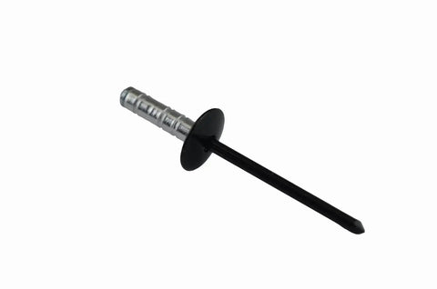 Hella Tough Specialty Rivets 15 Pack Tight Fit Multi Purpose Automotive Body Panel Clips And Trim Fasteners With No Sweat Installation Rock Solid Hold Replace Oem Part 90269 04047 For Quick Vehicle Repair Jobs black and silver automotive trim fastener showing durable construction