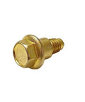 OEM Authorized Bolt Shoulder Replacement Part 532196539, heavy-duty steel pin, side view, for outdoor power equipment models.