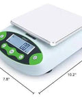Digital Precision Lab Scale 15 Kg By 0.1 g Readability With 150 By 180 mm Stainless Steel Pan, Counting And Tare Functions, 11 Units, AC And DC Power