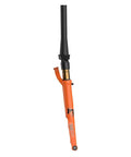 32 Factory TC Fork With Kashima Coating And Grip SL Dampers, 700c Gravel Fork With 40mm Travel, orange side view