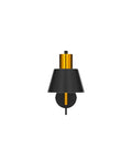 Modern Swing Arm Wall Sconce Set Of Two Plug In Black Wall Lights With 360 Degree Rotatable Shade And On Off Cord
