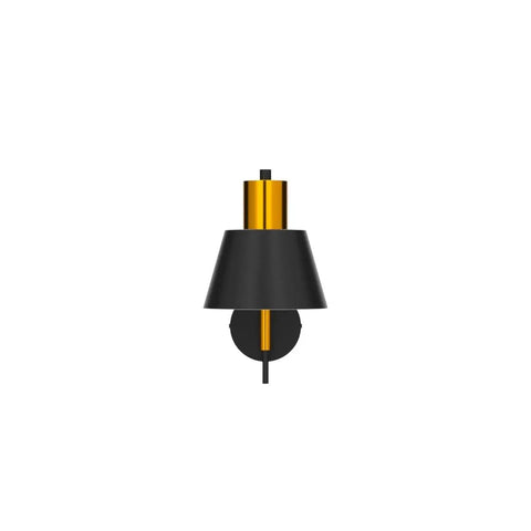Modern Swing Arm Wall Sconce Set Of Two Plug In Black Wall Lights With 360 Degree Rotatable Shade And On Off Cord