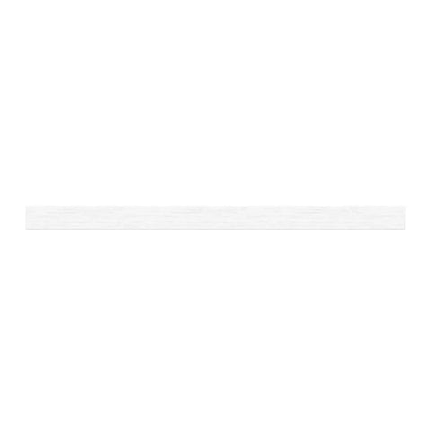 Floating Wall Shelves Set Of 2 23.6 x 9.3 Inches White MDF With Steel Brackets Up To 25 Lbs Capacity, side view, minimalist design