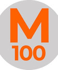 Disposable orange gloves, size M, 100-count box for mechanics