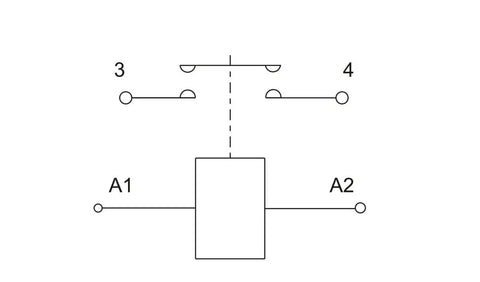 Diagram showing wiring connections for JwDawn Zj200d 80 Volt 200 Amp Single Coil No Solenoid Switch Relay for Electric Forklift.