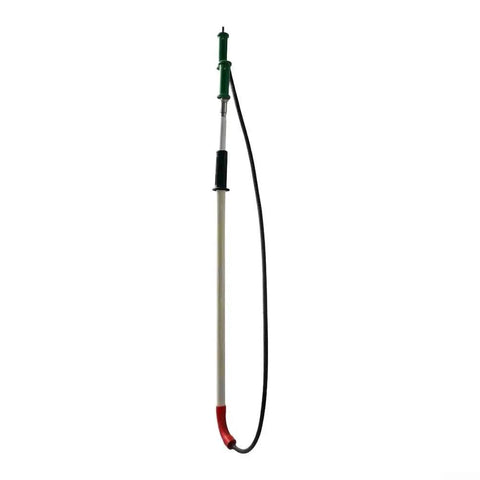Heavy Duty Manual Toilet Auger Six Foot Steel Drain Snake With Long Handle, designed for stubborn clogs in drains.