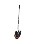 Heavy Duty Pro Steel Round Point Shovel With 58 Inch Long Handle And 8.75 Inch Wide Scoop, Built For Tough Digging And Yard Cleanup