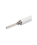 Top Shelf Printer Rubber Roller Replacement For Zebra 170 Xi Series Barcode Printers, detailed view of rubber roller with metal shaft.