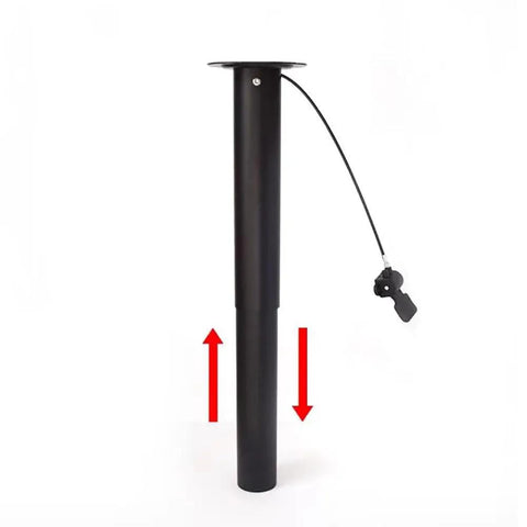 Heavy Duty Pneumatic Vertical Lifter With Wire Control Buttons And Adjustable Push Rod Lift Thickened Steel Construction for height adjustment.