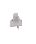 Ford Compatible Sun Visor Clips Set for Ranger 1989 to 2004, F 150 F 250 F 350 Bronco Explorer Sport Trac 2001 to 2005 and Mustang 1994 to 2004 Gray Two Pack, close-up of clip