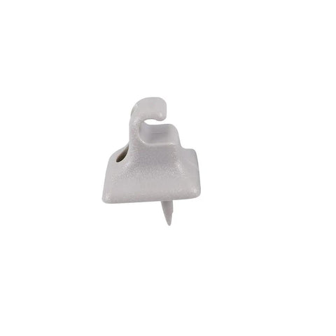 Ford Compatible Sun Visor Clips Set for Ranger 1989 to 2004, F 150 F 250 F 350 Bronco Explorer Sport Trac 2001 to 2005 and Mustang 1994 to 2004 Gray Two Pack, close-up of clip