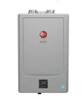 No Sweat Setup Indoor Condensing Tankless Water Heater 180 Mbtu Natural Gas Propane Heavy Duty Hot Water Unit Digital Interface gray unit