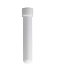 Heavy Duty 15 ML PTFE Centrifuge Tube With No Fuss Screw Cap, 15ml white polymer vial for lab use.