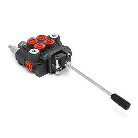 Heavy Duty Dual Spool Hydraulic Joystick Valve For Double Acting Cylinders With 11 GPM Flow And 3600 PSI Range