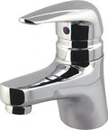 Chicago Faucets 410-T41E2805ABCP SINGLE LEVER/HOLE DECK FAUCET-ASSE 1070 with a sleek chrome finish and single handle.