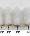 Ultra Premium Woven Mini Rollers 100 Count Bulk Lint-Free Nano Rollers in various nap sizes 1/4 to 3/4 inch for detailed painting.