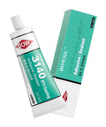 Clear One Part RTV Coating And Adhesive Sealant For Electronics 100ml Tube front view with packaging