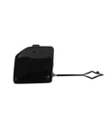 BMW X3 G01 Painted Rear Bumper Tow Hook Cover 2022 2023 2024 One Piece Replacement in black with attachment clip
