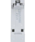 Side view of AC Miniature Circuit Breaker 1 Pole 16 Amp 120/240VAC DIN Rail Mount With Thermal Magnetic Trip C Curve DZ47-63
