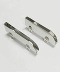 Heavy Duty 2Pc Stainless Steel Window Roller Kit With Double Fly Pulley Wheels For Slick Sliding Glass Doors And 5Mm Panels showing two corrosion-resistant steel rollers.