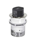 Top Grade Countertop Pop Up Outlet With Nifty Seamless Flush Fit Design And Heavy Duty Twenty Amp Tri Power Wiring Ready For Daily Kitchens And Workshop Tables UL Approved, showcasing the flush mount design and USB port.