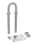 Heavy-Duty Marine Bow And Stern Eye Set With Nuts Made From 304 Stainless Steel, 3/8 Inch Diameter, 3 Inch Thread, Corrosion-Resistant Hardware