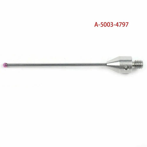Two Pack CMM Touch Probe Styli With 2mm Ball Tip And 50mm Measuring Rod For Coordinate Measuring Machines Metrology Probes For High Precision Testing Shop Ready Quality Inspection Tools For Industrial Measurement, 2mm ball tip