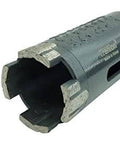 Trenion T Core diamond drill bit with T-shaped segments, 1-3/8 in, 5/8-11 thread; side view