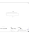 Technical drawing of Outer Race Cup For Tapered Roller Bearing In Steel 3.740 In OD 0.9252 In Cup Width Single Outer Ring