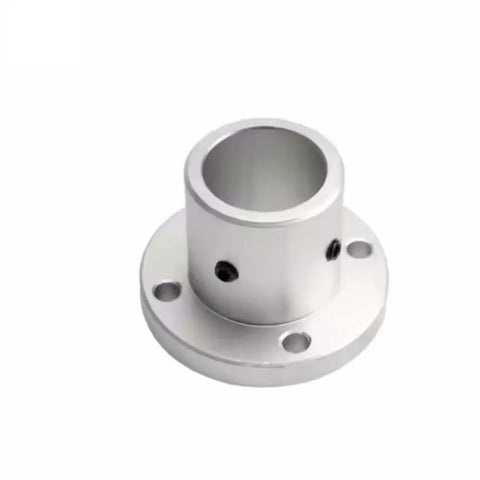 Round Flanged Mount Shaft Support For Linear Motion Automation Components, Long Sleeve Design Built Tough, 25mm Diameter