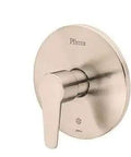 R89070K Brushed Nickel Modern 1-Handle Tub And Shower Trim Kit with wall flange, handle, tub spout, and shower arm visible