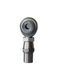 M16 Metric Left Thread Rod End Bearing Kit With Bulletproof Jam Nut And Slick Misalignment Spacer for steering components, metal construction.