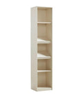 Dope Floor Standing Modular Bookshelf with open compartments and adjustable shelves, tall unit for vertical or diagonal storage.