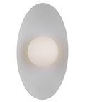 Sleek 13 Inch Led Wall Sconce Featuring Smooth Matte Finish in elliptical shape, ideal for modern indoor spaces.