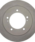 Centric C-Tek front brake rotor, steel disc with center bore and multiple lug holes