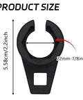 Offset Oxygen Sensor Socket 3/8 Inch Drive By 7/8 Inch 22mm Low Profile 6 Point O2 Sensor Removal Tool With Side Wire Gate shown
