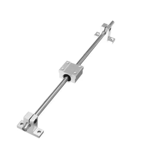 T8 Trapezoidal Lead Screw Kit With Linear Guide Shaft Support Set Featuring Stable Transmission Low Noise And Smooth Operation In Complete Integrated Assembly For Precision Projects, steel shaft with bearing blocks