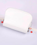 Six Hole Puncher For Loose Leaf Notebooks And Scrapbooks, A4 A5 B5 Compatible Handheld Circle Paper Puncher, white design