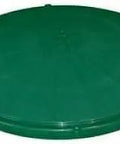 20 Inch Domed Septic Tank Riser Lid With Stainless Steel Safety Screws Fits Risers Only Molded In Gasket No O Rings For Easy Leak Proof Seal Heavy Duty Construction For Long Lasting Outdoor Septic System Access And Maintenance