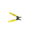 Compact Lightweight Wire Stripper And Cutter For Stranded And Solid Wires 10 To 20 AWG Stranded And 12 To 22 AWG Solid, yellow handles