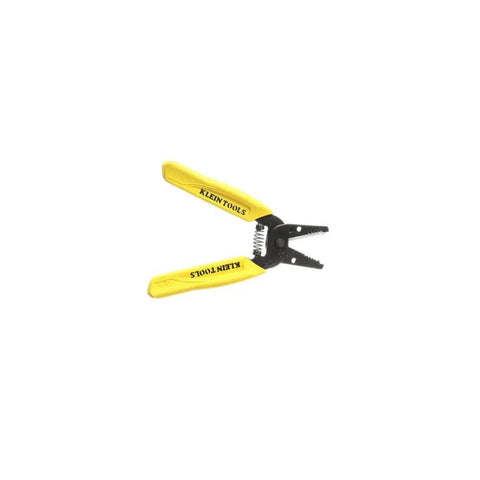 Compact Lightweight Wire Stripper And Cutter For Stranded And Solid Wires 10 To 20 AWG Stranded And 12 To 22 AWG Solid, yellow handles