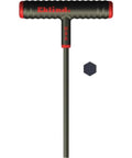 Power-T 1/8 Inch T-Handle Hex Key Allen Wrench for Internal Hex Fasteners, 9 Inch Shaft, Black Handle, Made in America