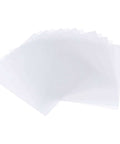ZHluja 10-pack blank stencil sheets, 12x12 inches, 10 mil, transparent PET/acetate Mylar stack