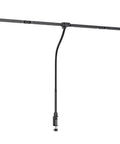 Lit Gooseneck Desk Lamp With Four Light Sources 24W 39 Inch Daylight Office Light Remote Control Dimmable Monitor Lamp side view