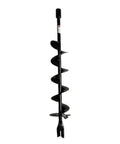 Earth Auger Spiral Drill Bit, 6 Inch Diameter, 36 Inch Length, Fishtail Point, Post Hole Digger, Rugged Beefy Steel