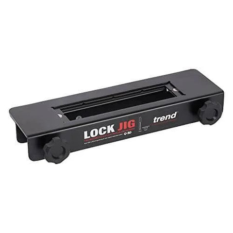 Pro Grade Lock Jig Kit For Routing Face Plate Recess And Mortise, Fast Tool Free Setup With Locking Levers And Twin Clamping Knobs