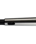 MT2 To MT1 Morse Taper Adapter Arbor Drill Sleeve Reducing For Lathe And Milling Projects, Silver And Black Finish, Side View