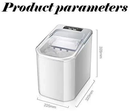 Product dimensions of the Smooth Operator Countertop Ice Maker Chills Out 33 Pounds Daily Of Snap Frozen Bullet Ice Ready In Eight Minutes.